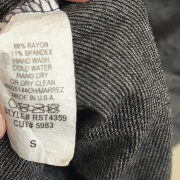 Gray button down Top - Picture 4 of 4